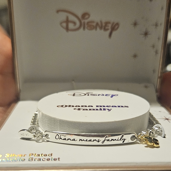 Disney Fine Silver plated Ohana bracelet - Picture 2 of 5